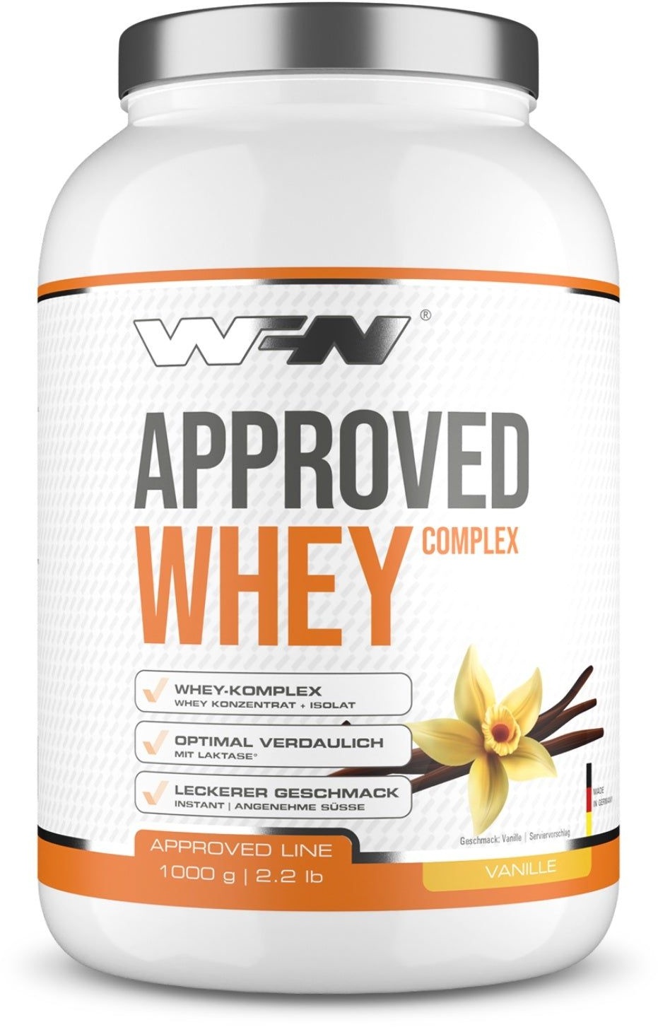 WFN Approved Whey Pulver zur Herstellung einer Lösung zum Einnehmen 1 kg