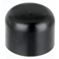 GAH ALBERTS Pfostenkappe für runde Metallpfosten 34 mm schwarz