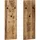 vidaXL Wandgarderobe Mangoholz Massiv 36 x 110 x 3 cm Braun