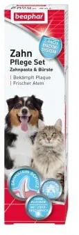 BEAPHAR Zahnpflege Set für Hunde & Katzen