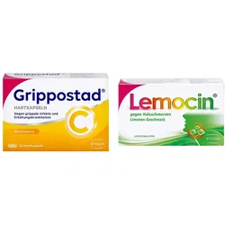 Grippostad C Hartkapseln + Lemocin gegen Halsschmerzen