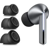 Tech Protect Ohrstöpsel für Samsung Galaxy Buds 3 Pro Kopfhörer in Größe S / M / L - Schwarz (3 Stück) - Grau