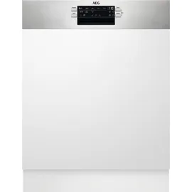 AEG FEE53628ZM Einbau-Geschirrspüler (teilintegrierbar, 596 mm breit, Edelstahl)