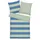 Tom Tailor BOLD STRIPES Grün/Blau 135 x 200 cm + 80 x 80 cm