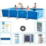 Rechteckiger Frame Pool - 450x220x84 Cm - 7-teilig  S29