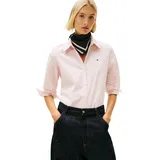 Tommy Hilfiger Hemd Poplin Regular Klassisch Pink 64