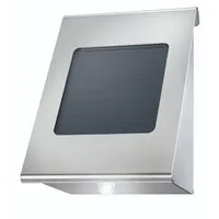 Esotec Solar Wandleuchte aus Metall, 3000K, 6500K umschaltbar, Solarmodul