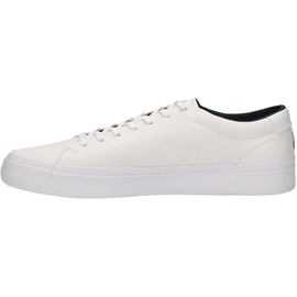 Tommy Hilfiger Herren Vulcanized Sneaker Modern Vulc Corporate Leather Schuhe , Weiß (White), 44