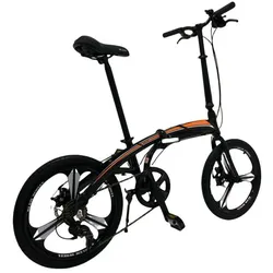 Faltrad Klapprad 20" Zoll Fahrrad MTB Alloy Shimano 6 Gang Foldrider Scheibenbremse