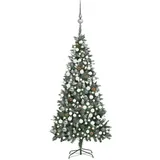 vidaXL Künstlicher Weihnachtsbaum grau 210 cm