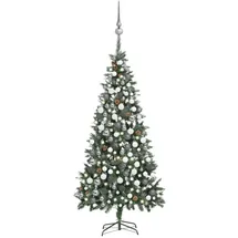 vidaXL Künstlicher Weihnachtsbaum grau 210 cm