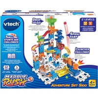 Vtech Marble Rush - Adventure Set S100 – Interaktive Murmelbahn mit spannenden Bahnelementen, verschiedenen Aufbaumöglichkeiten und Wegführungen Für Kinder von 4-12 Jahren