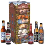 Kalea | Bier-Adventskalender | Edition Brauwerk | Bestückung 2024| deutsche Bier-Spezialitäten | 24 x 0,33 l Flaschen | Geschenk zur Vorweihnachtszeit