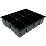 BS Systems Werkzeugeinlage Kunststoff schwarz 8 Mulden