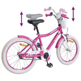 vidaXL Kinderfahrrad 18 Zoll rosa