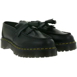 Dr. Martens Adrian Bex Damen Echtleder-Schuhe Schlupf-Schuhe mit Quasten-Details Sohle Loafer-Schuhe Halbschuhe 26957001 Schwarz - 39