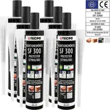 6x TECPO Injektionsmörtel SF 300 Verbundmörtel Montagemörtel 300ml