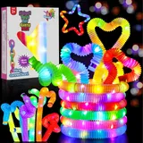 NCKIHRKK Led Pop Tubes, 12 Stück LED Leuchtstäbe Spielzeug Mitgebsel Kindergeburtstag ab 4 5 6 7 8 9 10 Jahre, Knicklichter Party Set für Kinder Give Aways Kindergeburtstag Gastgeschenke Karneval