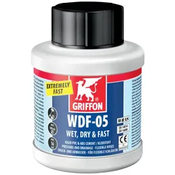 Griffon Kleber für Flexschlauch / WDF-05 / Blau / 250 ml / Flasche mit Pinsel