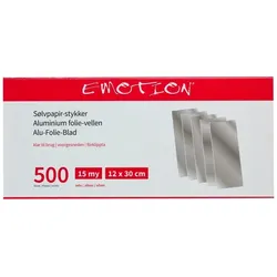 Emotion Alu-Folien Blätter silber 30 cm