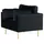 Livetastic Sessel Boom Polyester 110 x 84 x 86 cm Schwarz