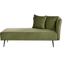 Chaiselongue grün rechtsseitig RIOM