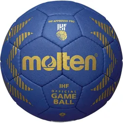 molten H2A5000-B Handball IHF Wettspielball blau/gold 2