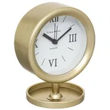 Atmosphera Créateur d'intérieur Tischuhr Marion, Golden, Ø 12 Cm
