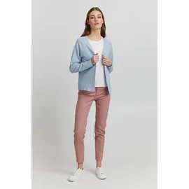 Oxmo Sweatjacke OXJonia", Damen, Gr. M, blau (kentucky blau), Obermaterial: 60% Baumwolle CO. 40% Polyester PES., Sweatjacken Sweatjacke