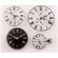 arriettycraft,Uhr, Taschenuhr Transparente Gummi-Stempel für die Kartenherstellung