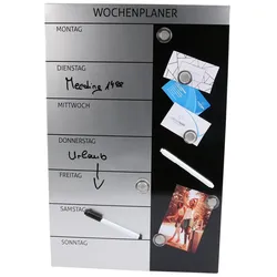 GENIE Wochenplaner Magnettafel Terminplaner Blackboard Wandtafel Pinnwand Magnet