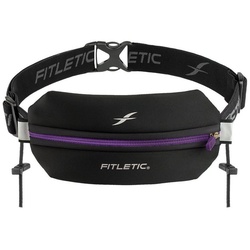 Fitletic Laufgürtel Fitletic – Laufgürtel „Neo 1“ für Handy, Sportgürtel, Fitnessgürtel Premium Laufausrüstung lila|schwarz