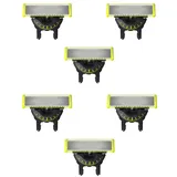 Für OneBlade Elektrorasierer und Langhaarschneider, langlebiger, zum Trimmen, Stylen und Rasieren,6er-Pack,360 Rasierklinge(nicht original Philips)