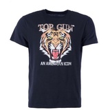 TOP GUN T-Shirt Tiger Print 3017 (1-tlg) schwarz 3XL