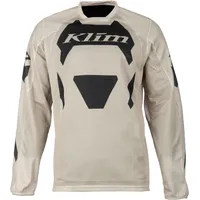 Klim Mojave Langarm-trikot - Beige/Dunkelgrau / L