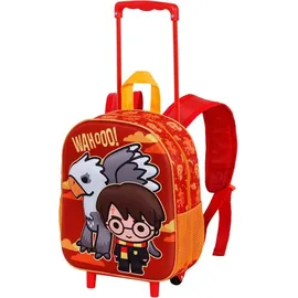 HARRY POTTER Buckbeak-Kleiner 3D Rucksack mit Rädern, Orange
