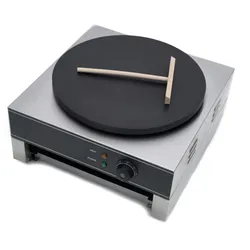 GastroHero Elektro-Crêpes-Eisen - 1 Kochplatte Ø 400 mm