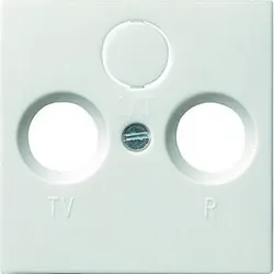 Zentralplatte Sat/TV/Radi System 55 rws mt Schraubbef