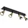 GLOBO Deckenspot 4-flg. schwarz gold