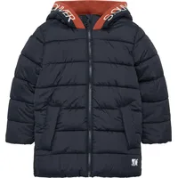 S.Oliver - Steppjacke mit Kontraststreifen und Fleecefutter, Kinder, blau,