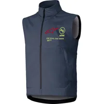 Alpinestars Techstar Softshell Weste - Dunkelgrau/Neon-Gelb/Rot - M