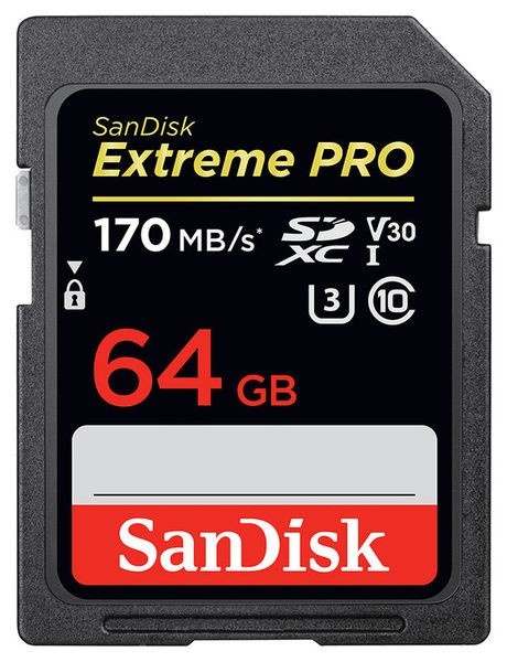 SanDisk Extreme Pro Speicherkarte 64 GB 170 MB/s