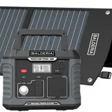 Balderia Power Set - Powerstation 500W mit faltbarem Solarpanel 60W