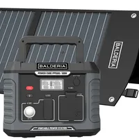 Balderia Power Set - Powerstation 500W mit faltbarem Solarpanel 60W