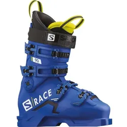 SALOMON Kinder Skischuhe S/RACE 90, RACE BLUE/Acid Green/BLACK, 24,5