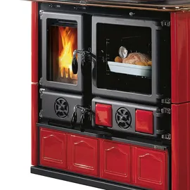 La Nordica-Extraflame La Nordica Rosa 5.0 Küchenofen Majolika Bordeaux