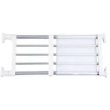 BAOYOUNI Erweiterbar Kleiderschrankzubehör Einlegeböden Schrankregal Einstellbare Lagerregal Separator Schrank Divider DIY Organizer Kleiderstangen Regalteiler für Küche Badezimmer 40-60cm
