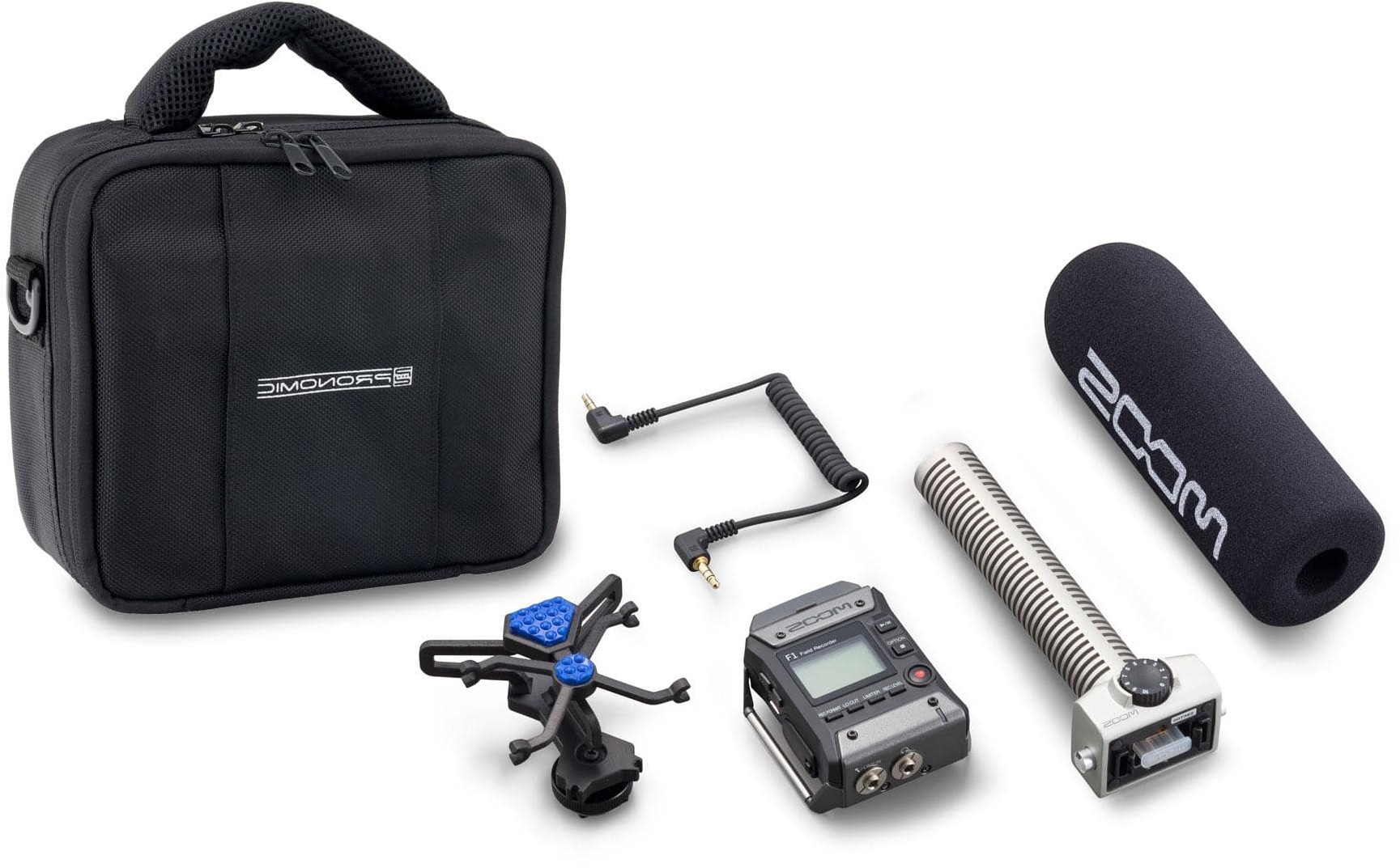 Zoom F1-SP Field Recorder mit Shotgun Mikrofon Set inkl. Tasche