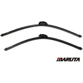 Maruta Scheibenwischer SET 700 mm / 650 mm für Frontscheibe, Aero-dynamik optimierte Wischerblätter aus wasserabweisendem Silikon mit Multi Platt...