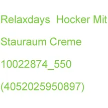 Relaxdays Hocker mit Stauraum 10022874_550 creme